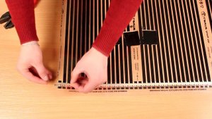 Как подключить инфракрасный тёплый пол?