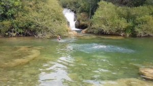 Водопад, последний день отдыха. Хорватия.