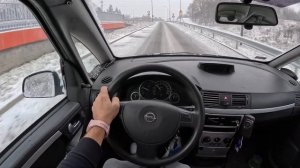 ТЕСТ ДРАЙВ 19 ЛЕТНЕЙ ОПЕЛЬ МЕРИВА(1.6 87 Л.С.)ОБЗОР/ВОЖДЕНИЕ ОТ ПЕРВОГО ЛИЦА