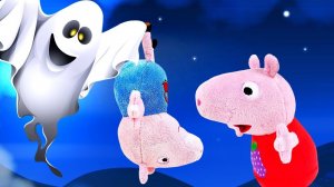 Игрушки для детей Свинка Пеппа! Привидения в домике Пеппы! Игры на Хэллоуин онлайн