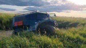 Вездеход ТРИМ обкатка