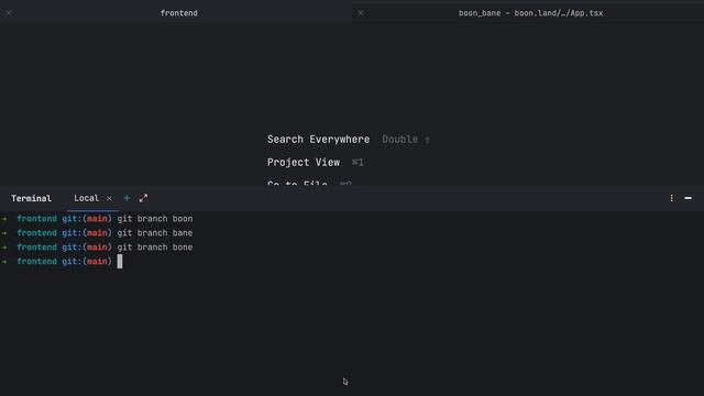 Devlog | git session | branching from main
