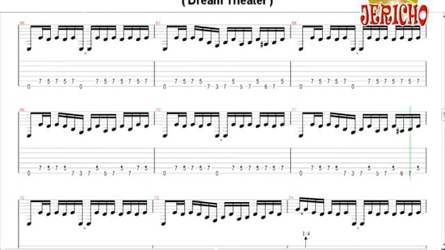 6 O'Clock ( Dream Theater ) Guitar Backing Track w/ Tablature  .mp4 смотреть онлайн
