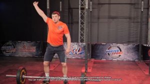 Мастер-класс Дениса Вовка. Рывок штанги одной рукой / One arm barbell snatch