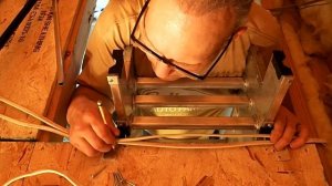 HOW TO INSTALL WERNER COMPACT ATTIC LADDER PT. 01 REAL WORLD CONDITIONS