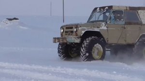 Уаз на шинах низкого давления #1