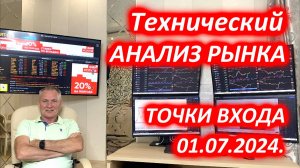 Торговые идеи, сигналы и точки входа 01.07.2024.