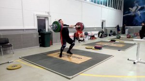 Алексей Ловчев. Рывок - 160 кг. Разминка. ALEXEY LOVCHEV. Warming up snatch - 160 kg.