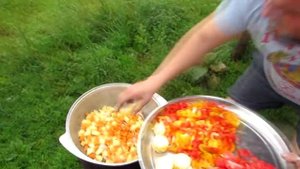 БАСМА В КАЗАНЕ НА КОСТРЕ. ДОСТОЙНО.