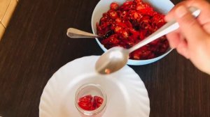 Пикантная закуска из горького перца на зиму /Простой  рецепт