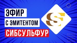 Эфир с эмитентом ООО «СибСульфур»