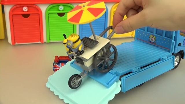 Cars and Poli car toys candy dispenser surprise eggs toys play смотреть онлайн