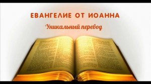 Евангелие от Иоанна. Уникальный перевод. Глава 9