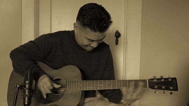 Robert Johnson Style Funky Blues in A ( Steady Rollin' Man) Solo Blues Guitar (A=432Hz) Hideo Date смотреть онлайн