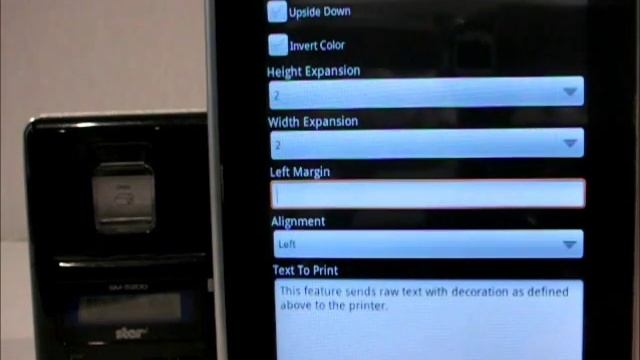 Android Bluetooth Portable Printer - Android Bluetooth Mobile Printer - STAR S200 handheld printer