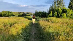 через лес на Карпов пруд