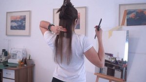 Стрижка Каре за несколько минут, быстрая стрижка самостоятельно и просто. #подпишись #стрижка #каре