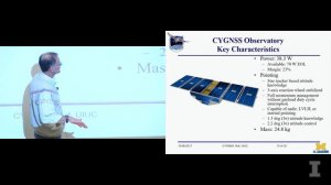 NASA cyclone global navigation satellite system - Chris Ruf, University of Michigan