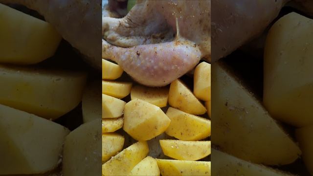 курочка с картошечкой🍗🥔