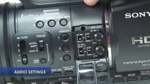Video camera instructions Sony HDR AX2000