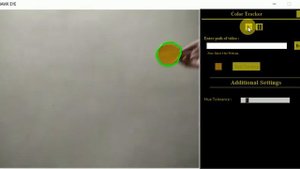 Object Tracking by color (Python + OpenCV)