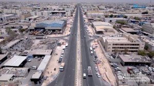 Aerial Video of Roads and Infrastructure Doha Industrial Area April 2022
