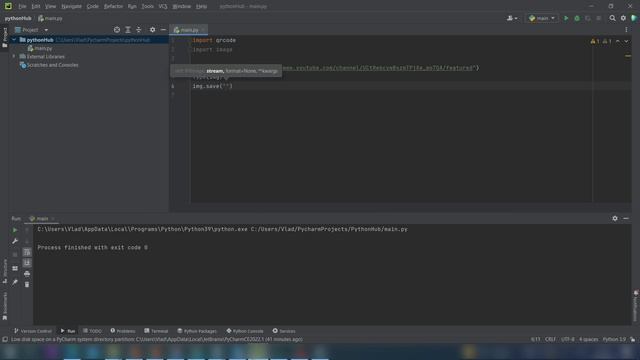 Самый быстрый способ создать QRcode на python