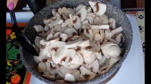 Заливной пирог с грибами и картофелем