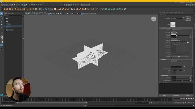 How to import reference images to Autodesk #Maya 2022 смотреть онлайн