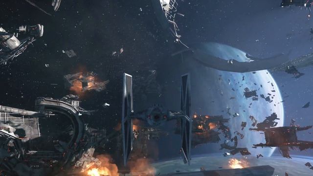 Death Star Debris Field | Space Battle | STAR WARS Battlefront 2 | Xbox Series X Graphics смотреть онлайн
