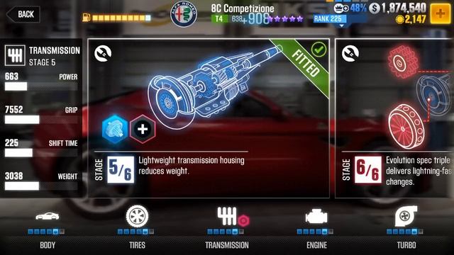CSR Racing 2 | Events | Formula Italia | Upgrade and tune | Alfa Romeo 8C Competizione смотреть онлайн