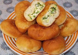Быстрые пирожки_Пирожки с зеленым луком и яйцом