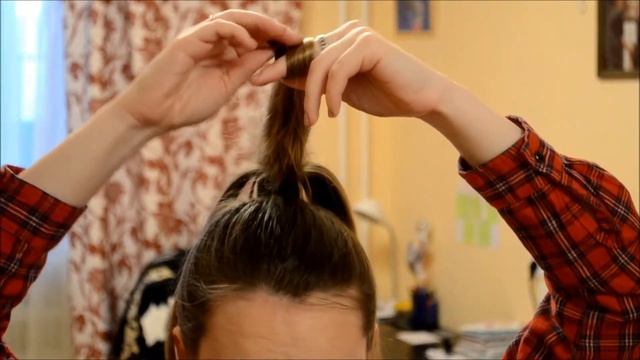 ПУЧОК на каждый день. очень ПРОСТАЯ и КРАСИВАЯ ПРИЧЕСКА. :* смотреть онлайн