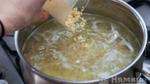 Кулеш из пшена и грудинки копченой