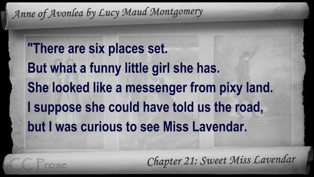 Chapter 21 - Anne of Avonlea by Lucy Maud Montgomery - Sweet Miss Lavendar смотреть онлайн