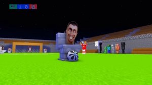 Monster School : SKIBIDI TOILET VS TITAN TV MAN AND BOSS SPEAKERMAN BOTTLE FLIP Minecraft Animation