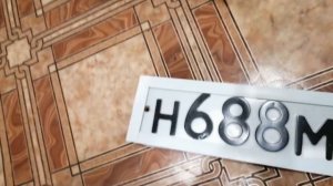 Широкая рамка на номера за копейки своими руками