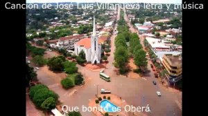 José Luis Villanueva Que bonito es Oberá