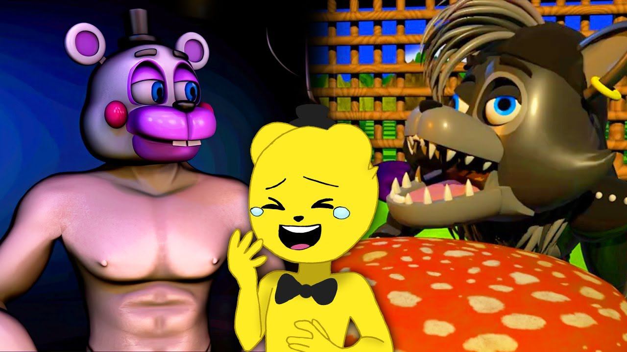 Хелпи Съел Растишку и Вкусный Гриб ФНАФ Не Смейся Челлендж