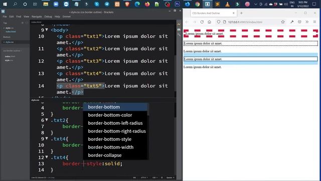 CSS Borders and CSS Outline | CSS Tutorials For Beginners To Advanced