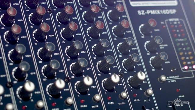 SubZero SZ-PMIX16DSP 400W Powered DSP Mixer | Gear4music demo смотреть онлайн