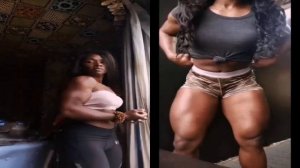 SUPER STRONG MUSCULAR WOMAN | MONSTER FEMALE BICEPS | JJ BELLA