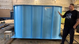 Производство бассейнов из полипропилена. Севсварпласт.