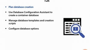 38 Creating a Database in Oracle Database 12c Overview