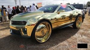 Золотой автомобиль Сhevrolet AVTOsiti40)   YouTube