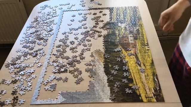 Собираю puzzle 1000 деталей в Timelapse смотреть онлайн
