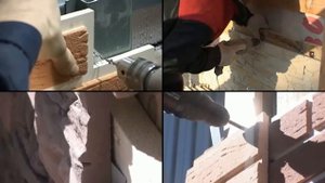 Монтаж фасадной плитки Каньон