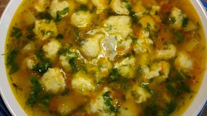 Обалденный суп с галушками !Очень вкусно !
