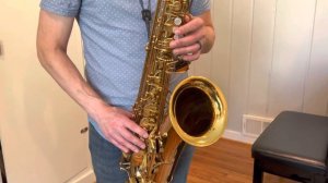 Selmer Mark VII Tenor Saxophone Demo, www.dcsax.com