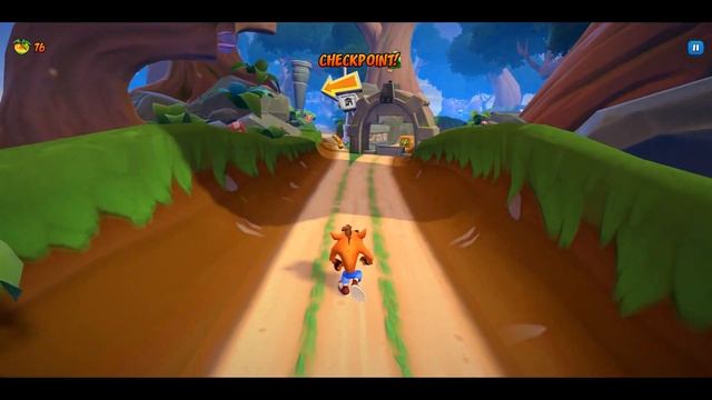 Crash Bandicoot On The Run gameplay walkthrough ios / android смотреть онлайн